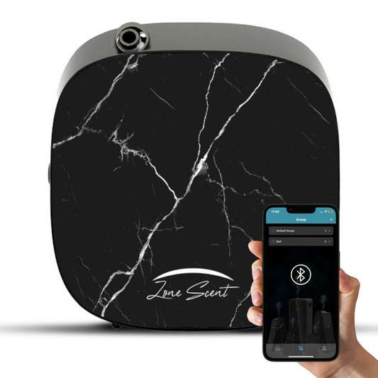 Zone Scent ZS-A1 Portable Rechargeable Diffuser + 60 ml Bombei™ Oil — Waterless Cold-Air, App-Controlled, 1000 ft² Coverage, Wireless Battery | Eco-Safe, Pet & Kid Friendly